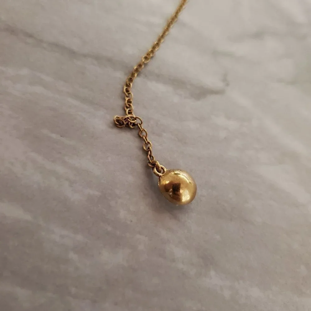 ✨ J.Crew Modern Minimalist Rhinestones Crystal Pave Pendant Necklace ✨